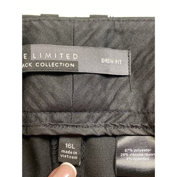 The Limited Black Collection Drew Fit Casual Bootcut Mid Rise Pants Size 16 L - Picture 7 of 9
